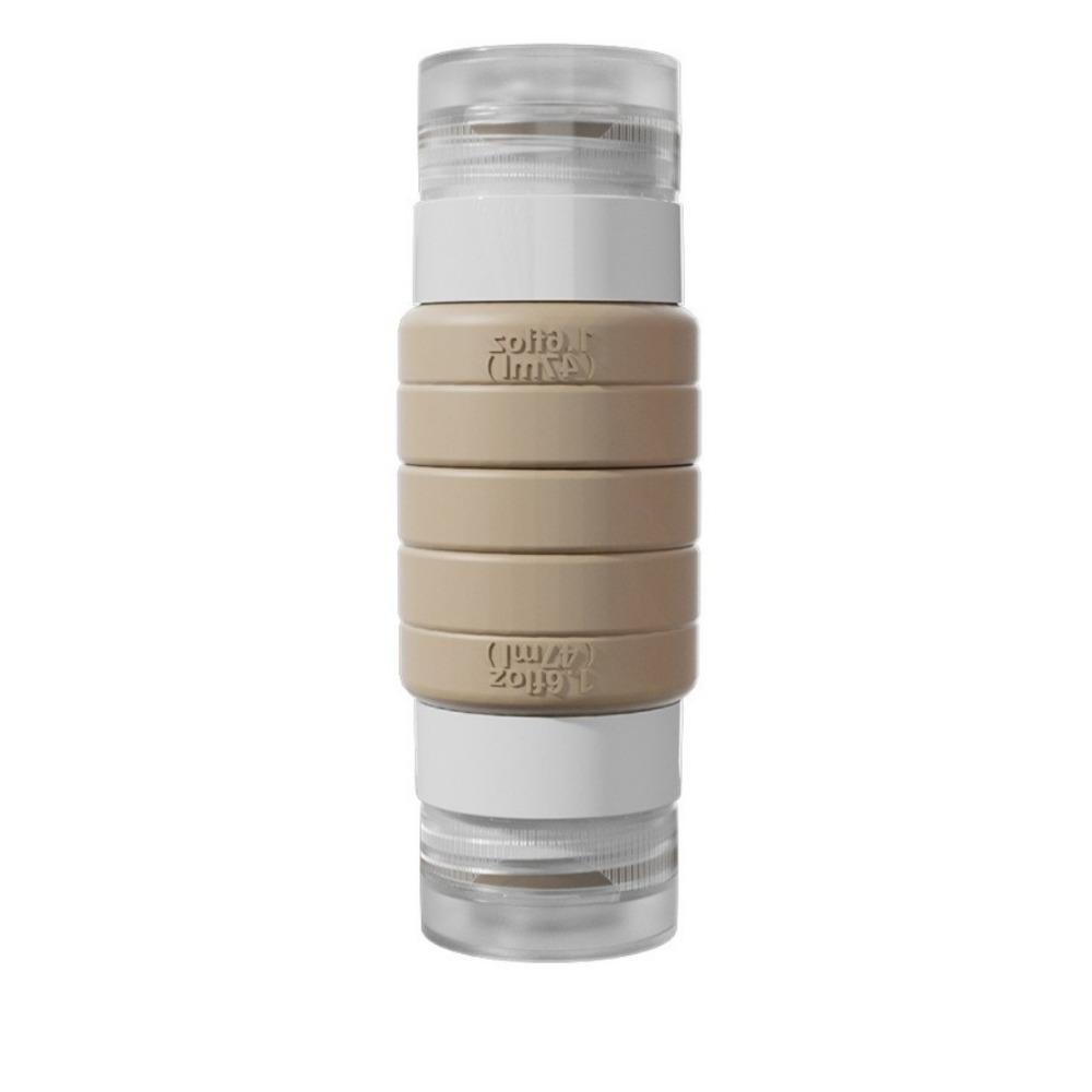 Silicone Travel Sub-bottling Leak-proof Squeeze Bottle Portable Double-Head Travel Bottle Travel
