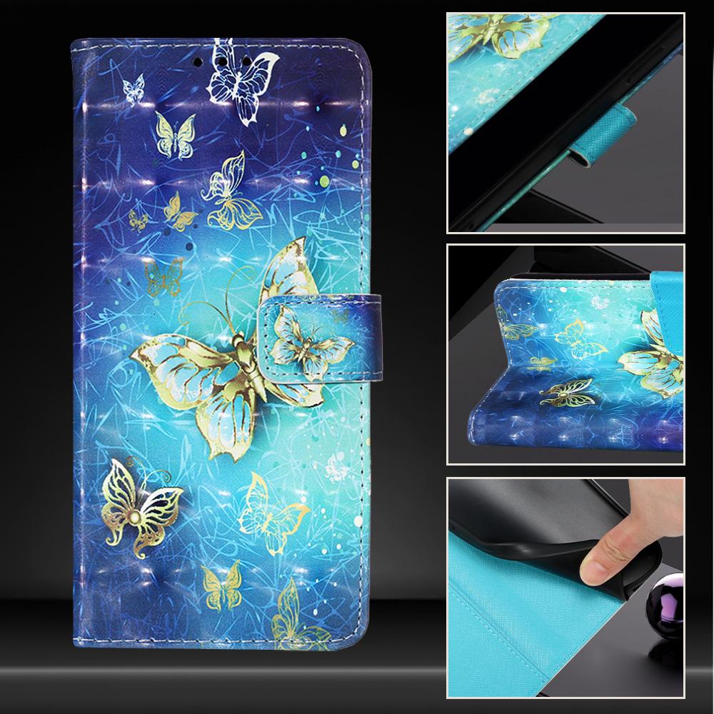 Cute Painted Leather Flip Wallet Case for VIVO X300 X300 Pro X100s X100 T3 T2 T1 & IQOO Z3 Z9x Z9s Z9 Turbo Z10 Z10x