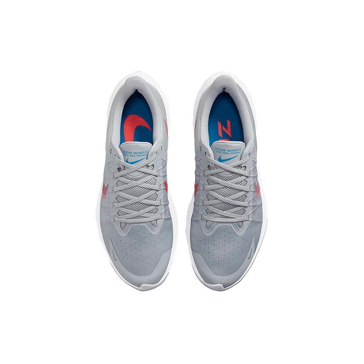 Nike Winflo 8 Wolf Grey Bright Crimson Мужские кроссовки Pure-Platinum Imperial-Blue CW3419-004
