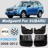 4 шт. для Subaru Forester-2023 2022 Брызговики Брызговики Брызговики крыло переднее заднее колесо