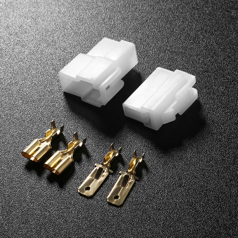 Power Connector Plugs Wear-resistant 10 Sets T Type DC Power Supply Socket Connector For VHF/UHF Kenwood ICOM Yaesu