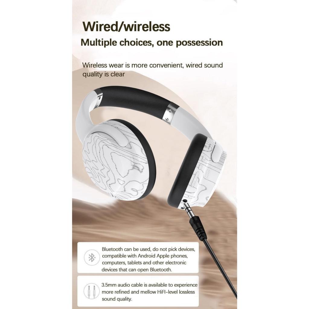 Беспроводные наушники Bluetooth 5.3, можно вставить три типа звуковых карт, музыкальные наушники, долговечные водонепроницаемые наушники