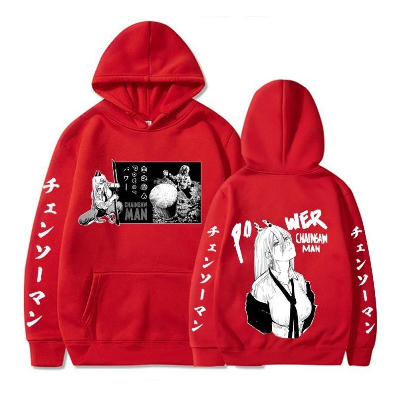 Chaaw Man, Pava, Anime Print Student Fleece Sweater Hoodie
