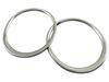Finish Stainless Steel Plated Side Drink Holder Ring for Toyota Every Wagon DA17W DA17 DA A17 17 Every Wagon Ultra-Mirror [INT-ETC-250-2PC]