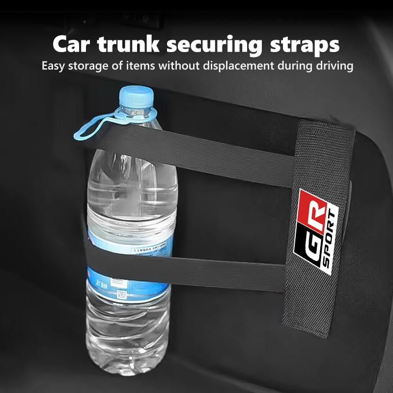 Car Interior Organizer Storage Net Seat Back Fixing Bag Auto Accessories For Toyota GRsport Hilux Aygo Yaris Corolla Rav4 CHR