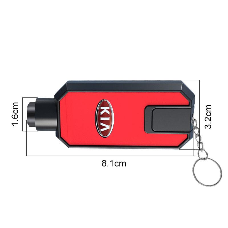 3 в 1 Безопасность автомобиля Автомобильный многофункциональный инструмент для разбивания окон Аварийный выход Разбитый Для Kia Sauer CUB CEED Cerato Forte K8 K900 Optima Picanto RIO