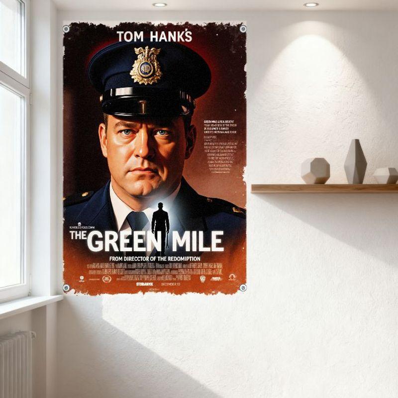 The Green Mile Movie Poster Metal Tin Sign Vintage Themed Wall Decor for Home Bar Man Cave Cafe Decoration
