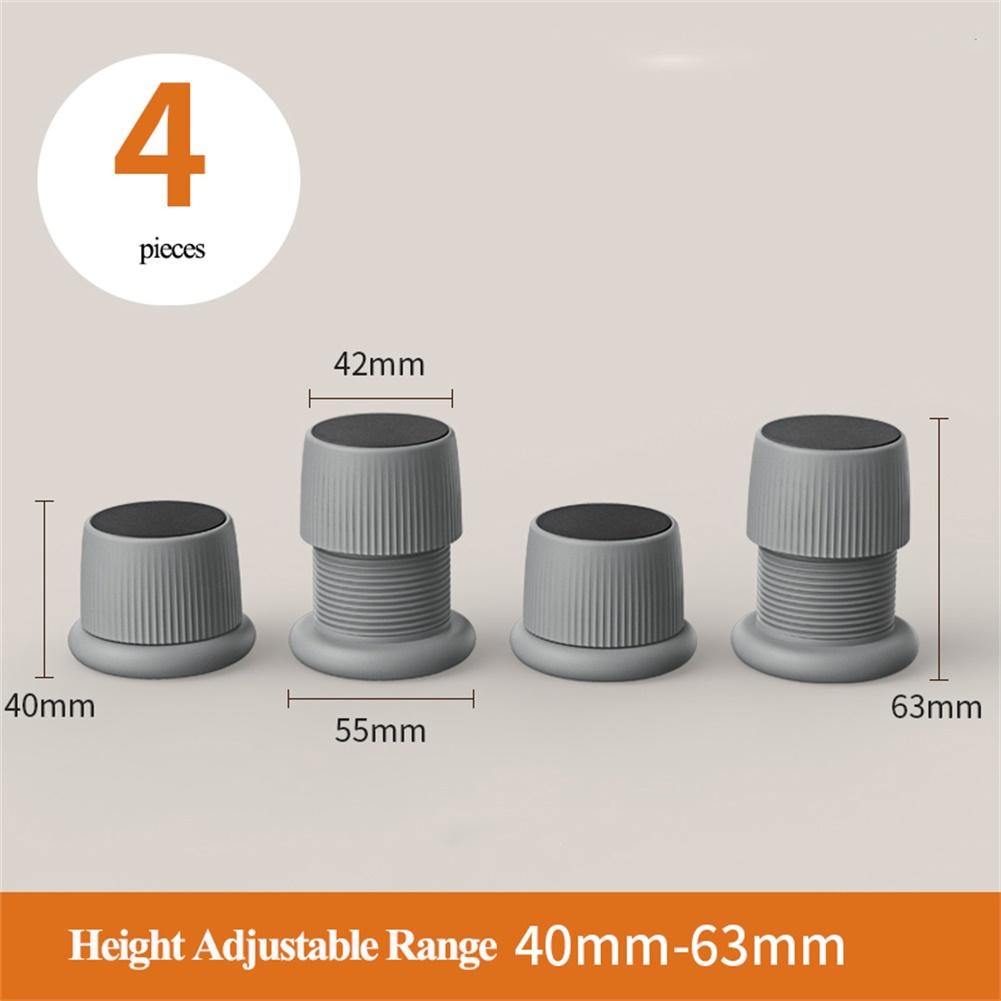 Vibration Absorbing Furniture Risers Anti Tip Pad Anti Vibration Pads Accident Prevention Easy Maintenance Increased Stability
