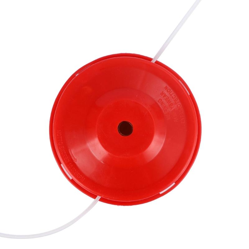 Сверхпрочная триммерная головка, сменная катушка, двухлесковая нейлоновая система подачи, материалы PP, подходит для аксессуаров для газонокосилок