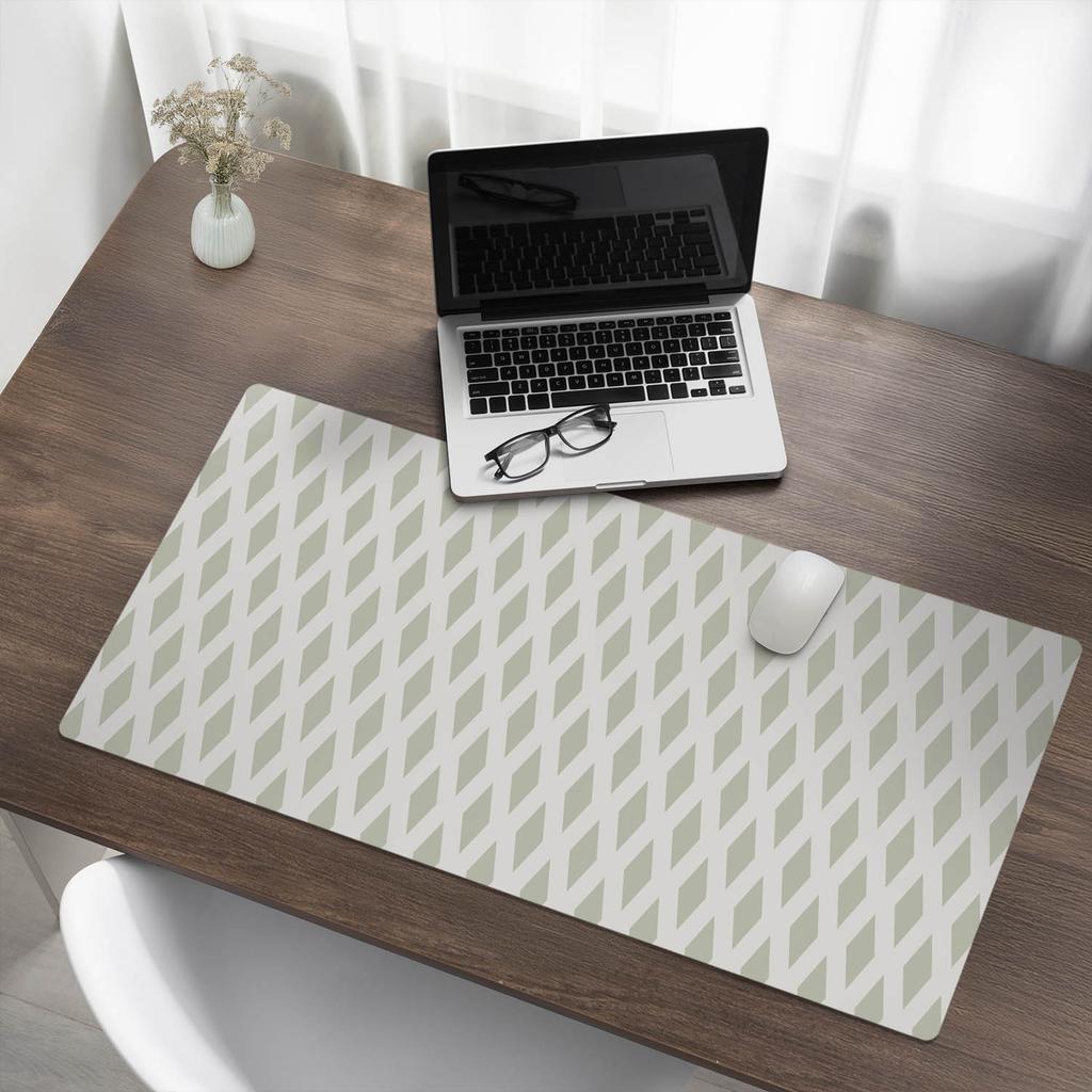 Designer Laptop Protective Pad Diamond Retro Pattern 100x50 cm