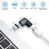 FONKEN Magnetic Cable Adapter 100W USB Type C Cable Converter for Ipad Pro Macbook 2019 2018 Magnet Adapter Cable Connector Bent