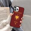 Чехол для телефона Паспорт Албании для iPhone 17 Air 16 15 14 13 12 Pro Max Plus Max Чехол-оболочка coque