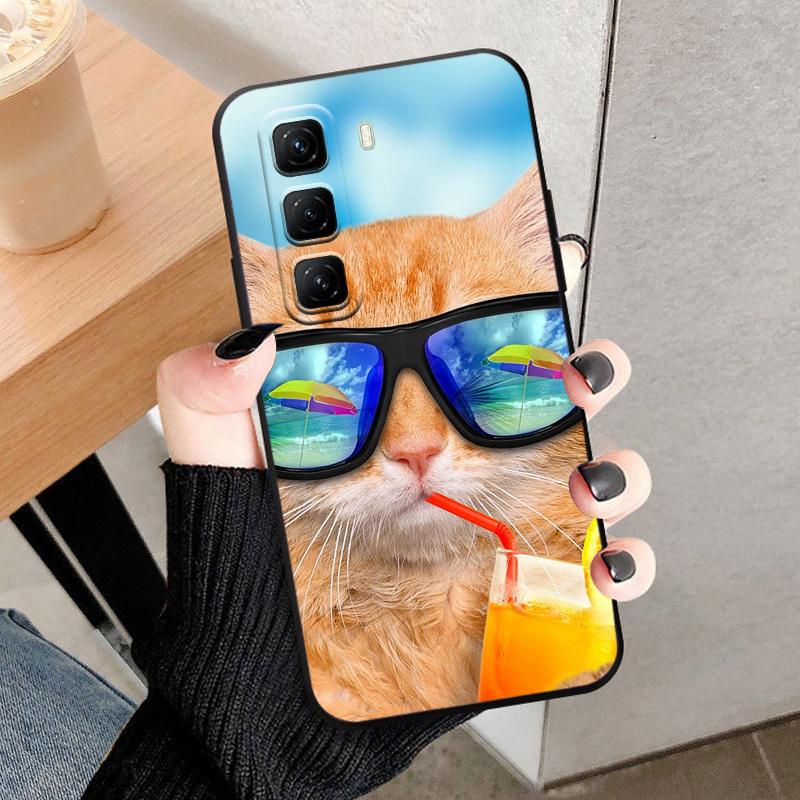 Чехол для Infinix Hot 50 5G Модный с принтом Мягкий силикон ТПУ Задняя защитная крышка Для Infinix Hot 50 50Pro 50Pro Plus 4G Funda