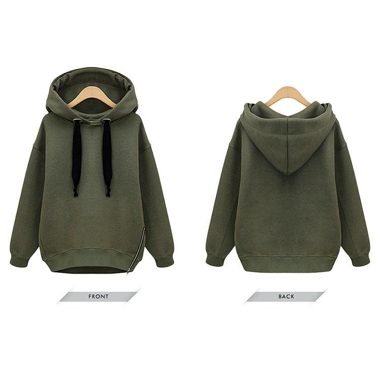 Свободное верхнее пальто, пуловер с капюшоном и длинными рукавами, большой плюшевый утепленный свитер, средний длинный свитер, забавный женский топ с капюшоном в европейском стиле