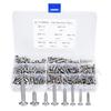 410PCs Self Tapping Screw Hardware Mixed Set Mini Power Tool Accessory Round Head M3  M4  M5