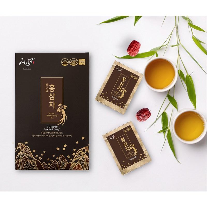 Чай красный женьшень Hyeindam 100p, 300g, 1 шт.