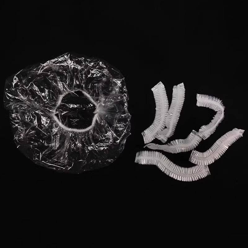 100 шт. одноразовых крышек для сохранения свежести, пластиковые крышки для хранения продуктов, многоразовые крышки для мисок, эластичные чехлы, эластичные чехлы