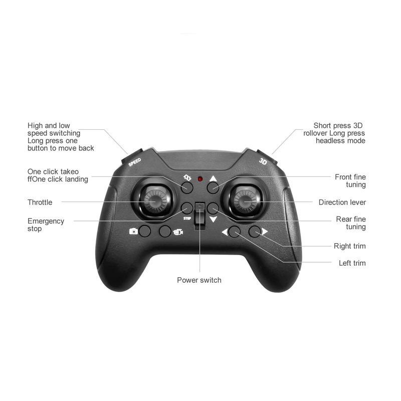 New RC Quadcopter Foam Aircraft with LED Light 2.4G Radio Control Glider Remote Control Fighter Boy Toy Children Gift Fall Resistant with Light