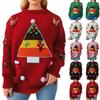 Women's Autumn/Winter Fashion Christmas Sweater Round Neck Long Seeve Sweater