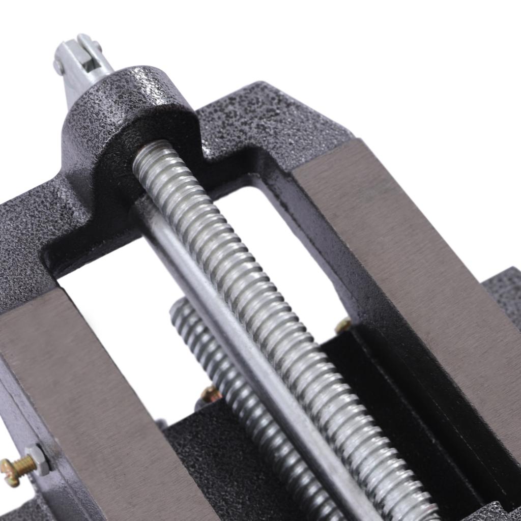 Heavy Duty 6" Mill Vise, High Hardness Steel Jaw, Cast Iron Drill Press Clamp Vice with Scale for CNC, Metalworking, Woodworking