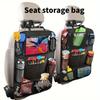 Органайзер для автомобильного сиденья, многофункциональная сумка для хранения из ткани Оксфорд, с несколькими карманами и держателем для планшета, защитная сумка для детей