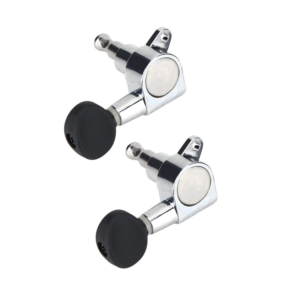 2R 2L Closed Aluminum Alloy Machine Heads String Tuning Key Pegs Tuners for Ukulele