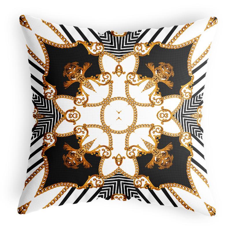 Наволочка Декоративная Полиэстер Лен Сатин Сатин Домашний Стиль Чехол для Подушки Автомобильная Подушка для Спины Наволочка Диван