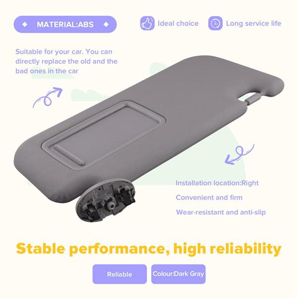 7431052810: Подходит для солнцезащитного козырька правой стороны Toyota Yaris 2008-2013. 74310-52810