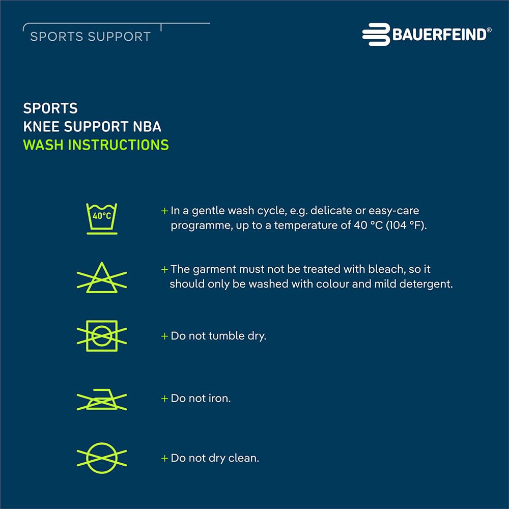 BAUERFEIND SPORTS COMRESSION НАКОЛЕННИК NBA Компрессионный наколенник Колено Сделано в Общая медицинская компрессия Активация мышц и коленный сустав