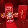 Folding 3D Chinese Red Envelopes Traditional Hongbao 2025 Snake Year Money Packet Blessing New Year Lucky Money Bag