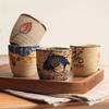Japanese-style Ceramic Antique White Wine Cup Sake Set Home Retro Coffee Cup Wine Pot Shochu Classical Cup
