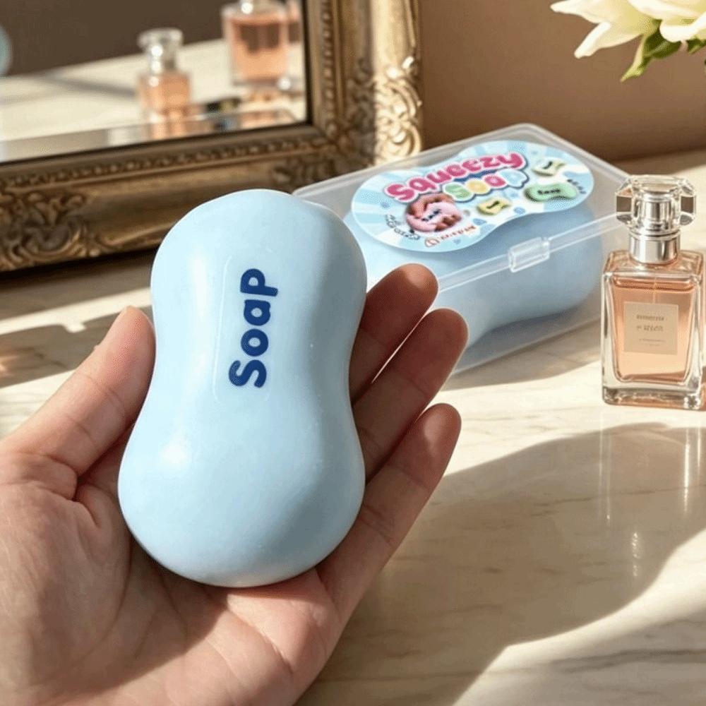 Sensory Fidget Soap Ball Squishy Wax Coating Crunchy Fidget Toy Children Gifts