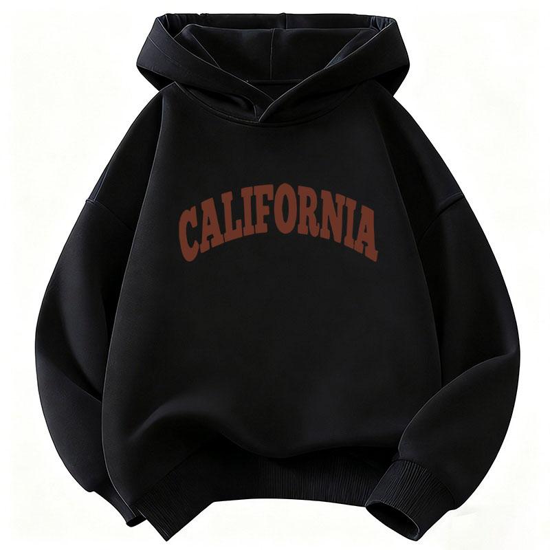 Модная худи с принтом 'California' для детей, детская толстовка с капюшоном, повседневные худи для мальчиков и девочек, одежда, унисекс