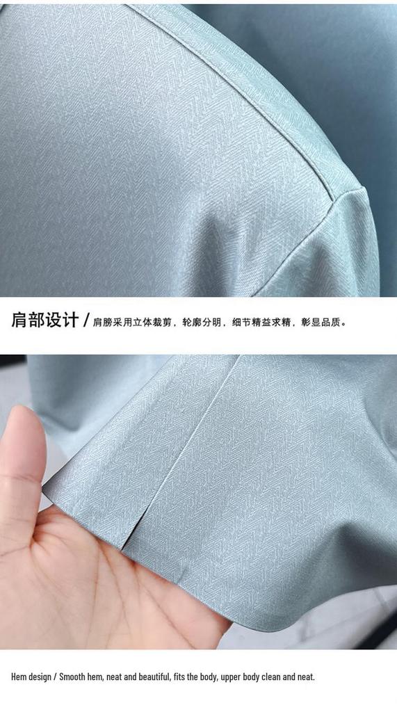 Мужская рубашка с длинным рукавом в стиле business casual Firstview FV26C1013