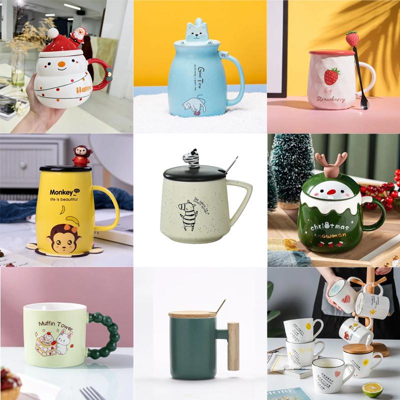 Высококачественная керамическая кружка для кофе, кружки Kawaii, оригинальные кружки, кружки для кофе, кружки для молока, посуда, бар