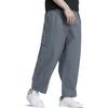 Adidas Knitted Sweatpants Unisex Blue Moderate Cargo Pants HR3479