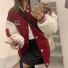 Retro Jacket Women's Fall Printing Loose Casual Jacket Comfortable Button Coat Tops