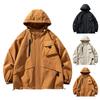 New Men's Jacket Functional Standing Collar Charge Coat Trendy Loose Jacket Work Coat