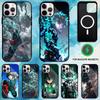 Чехол для телефона My H-Hero Academia D-Deku для iPhone17,16,15,14,13,12,11 Plus,Pro Max Магнитный для Magsafe Беспроводной Зарядки