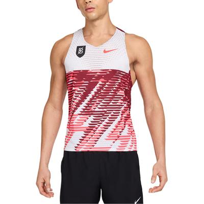 Aeroswift Btc Dri-Fit Adv Бег Облегающий Быстросохнущий Прохладный Жилет Мужские топы Белый Командно-красный Ярко-красный HF6616-100