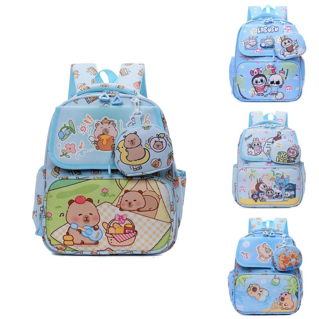 Trendy And Cute Kids School Backpack With Fun Cartoon Design And Lightweight Nylon