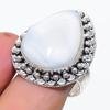 Natural Dendrite Opal Gemstone 925 Sterling Silver Jewelry Ring Size 9.5 P3t80