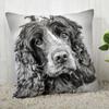 Pillowcase Cocker Spaniel  Modern Home Living Room Decoration