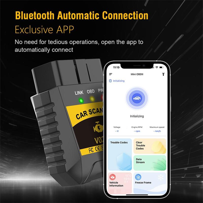V020 Bluetooth 4.0 2 Инструмент Диагностики Неисправностей Автомобиля Сканер Кодов для Ios Android ПК II Сканер Чтение и Стирание Кодов Неисправностей