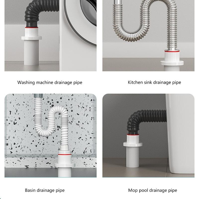 ABS Drain Seal Simple Installation Drain Trap Effective Drain Deodorizer Convenient Drain Solution Prevent unpleasant