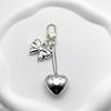 Fashionable Love Heart Keychain Charm Stylish Pendant  Adds Personality to Bags and Keys Decoration for Daily Use