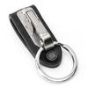 Leather Waist Hanged Keychain Detachable Car Key Ring On Belt Clip Keyring Holder Accessories