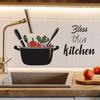 Наклейки на кухонные принадлежности для кухни, настенный фон для кухни, столовой, декоративные настенные наклейки
