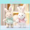 Hoodie Bunny Plush Keychain Toy Doll Cute Gift For Kids And Backpack Decoration
