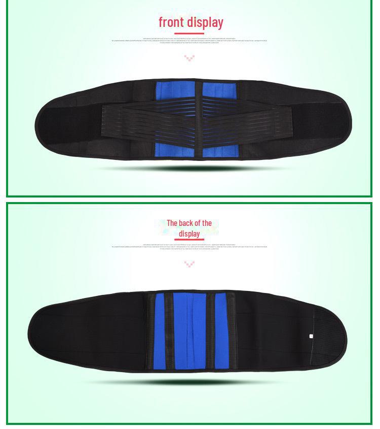 Неопреновый спортивный пояс для поддержки талии - регулируемый и теплый фитнес-пояс